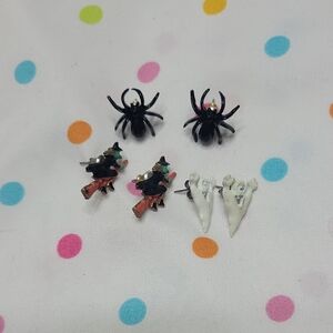 Halloween Themed Earrings Bundle